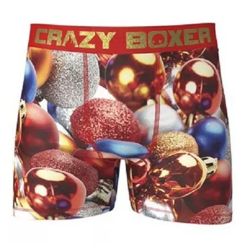 Crazy Boxer Holiday Boxer Briefs, Christmas